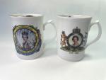 Queen Elizabeth II Golden Jubilee Mugs Set