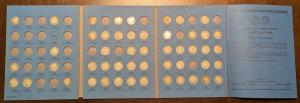 50 Barber Liberty Head Dimes in Whitman Folder