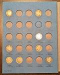50 Barber Liberty Head Dimes in Whitman Folder