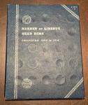 50 Barber Liberty Head Dimes in Whitman Folder