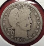 Set of 6 Barber Quarters - Mixed Dates