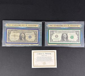 Blue Seal $1 Silver Certificate Note - NYC