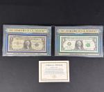 Blue Seal $1 Silver Certificate Note - NYC
