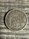 1914 Barber Silver Dime Coin