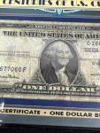 Blue Seal $1 Silver Certificate Note - NYC