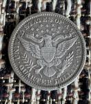 1906-O Silver Barber Quarter 25c