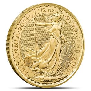2026 1/2 oz Gold Britannia Coin