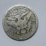 1899 Barber Quarter 90% Silver Coin - Philadelphia