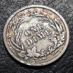 1907 Barber Dime with Stunning Toning