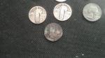 90% Silver Quarters: Barber, Standing Liberty, Washington