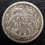 1907 Barber Dime with Stunning Toning
