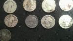 90% Silver Quarters: Barber, Standing Liberty, Washington
