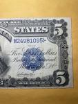 1899 $5 Silver Certificate Indian Chief Note