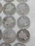 Barber Dime Roll - 50 Coins, 90% Silver