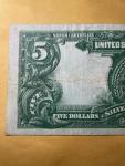 1899 $5 Silver Certificate Indian Chief Note