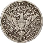 1915-P Barber Quarter Coin