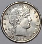 1898 Barber Quarter - Gem Uncirculated Coin