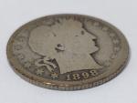 1898-O Barber Quarter Coin