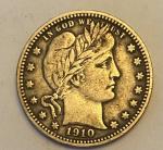 1910 Barber Quarter - Strong Liberty Letters