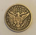 1910 Barber Quarter - Strong Liberty Letters