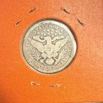 1893-P Barber Quarter Coin 25 Cents