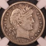 1900 S Barber Quarter | NGC XF 45 Grade