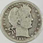 1915-D Silver Barber Quarter - Great Collector's Item