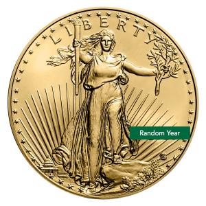 1/10 oz American Gold Eagle Coin - Random Year