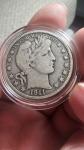 1911 P Barber Half Dollar Coin