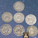 Barber Dimes 1892-1916, 90% Silver, Price Each