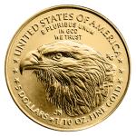 1/10 oz American Gold Eagle Coin - Random Year