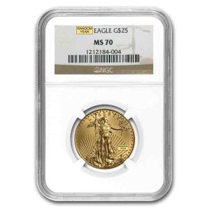 1/2 oz American Gold Eagle MS-70 NGC
