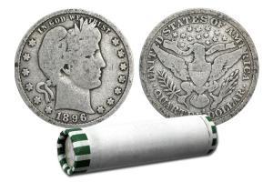 90% Silver Barber Quarter Coin - Random Date