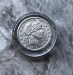 1908-O Barber Quarter - Beautiful AU Quality