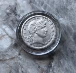 1908-O Barber Quarter - Beautiful AU Quality