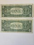 1957A Blue Seal Silver Certificate Note - 2/$1