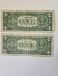1957A Blue Seal Silver Certificate Note - 2/$1