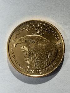 $5 American Eagle Gold Coin 1/10 oz