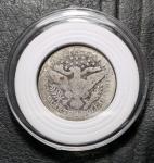 1901-O Silver Barber Quarter Coin - Semi Key Date