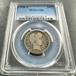 1908-S Barber Quarter 25C, PCGS G06
