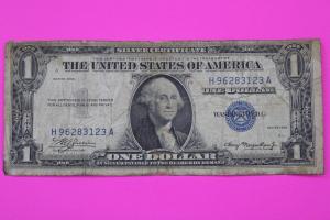 1935 One Dollar Silver Certificate Blue Seal Note