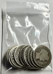 Silver Barber Dimes - 90% Silver - Lot of 10
