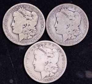 1878-1904 Cull Morgan Silver Dollar Random Year