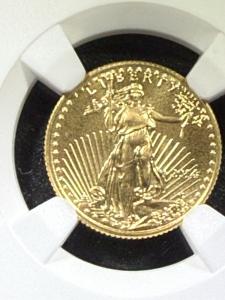 2014 MS-70 American Eagle Gold Coin 1/10 OZ