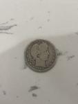 1908-D Barber Quarter - 90% Silver Coin