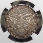 1901 "P" Barber Silver Quarter NGC MS63
