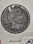 1916-D Barber Quarter - 25 Cents