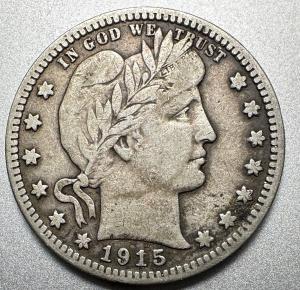 1915-D Barber Quarter - Very Fine Quality