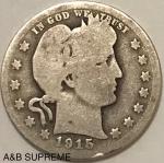 1892-1916 Barber Liberty Head Quarter 90% Silver