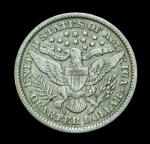1893 Barber Silver Quarter - Rare Collector's Item